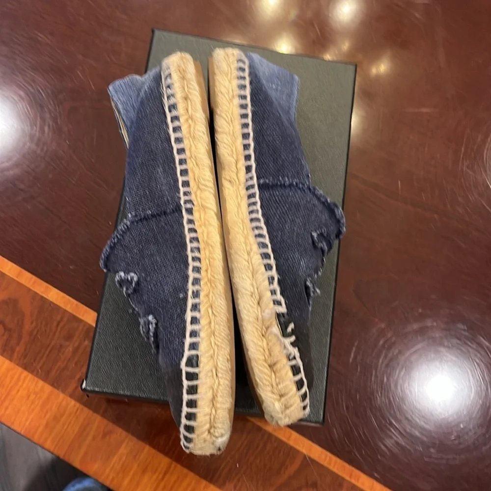 Chanel Navy Espadrilles
